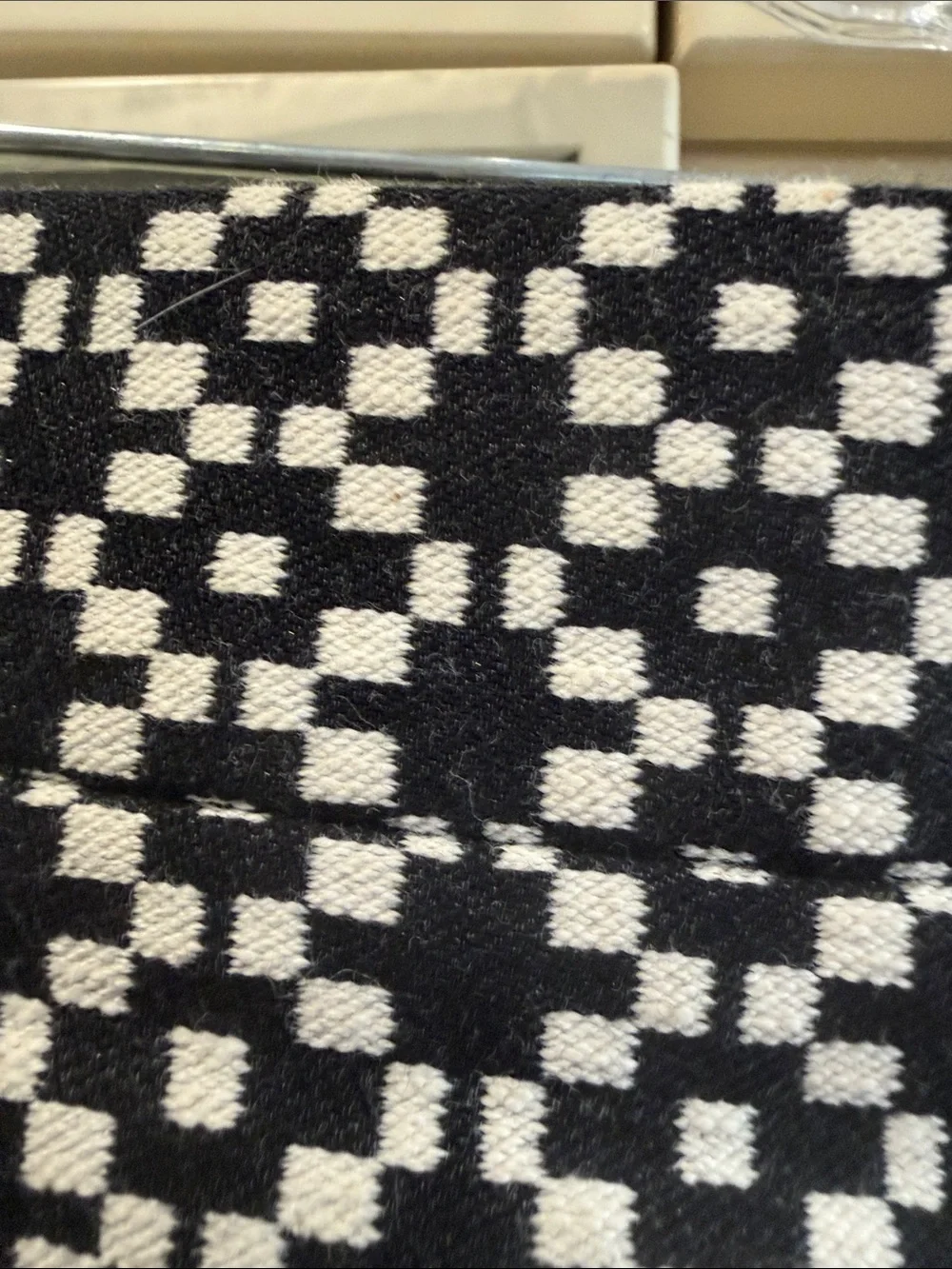 J. Crew black and White Geometric Pencil Skirt